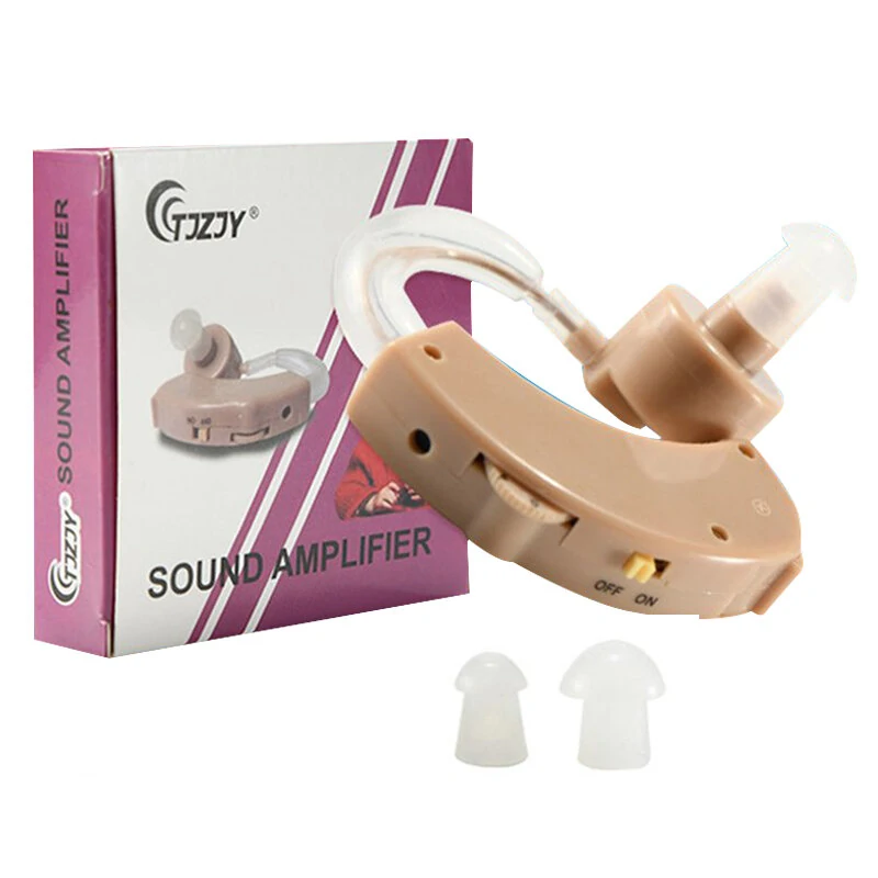 Portable Ear Mounted Amplifying Sound Amplifier Earphone Loudly Clear Sound Amplifier Single Key Operation For Elder (image for) Portable Ear Mounted Amplifying Sound Amplifier Earphone Loudly Clear Sound Amplifier Single Key Operation For Elder